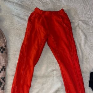 red joah brown, street wear sweat pants size 2.